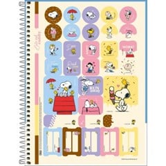 CADERNO CD SNOOPY FIT 1X1 80F 396052