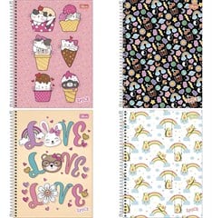 CADERNO CD SPICE 12X1 192F FEM 799530