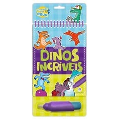 LIVRO AQUABOOK DINOS INCRIVEIS 7374