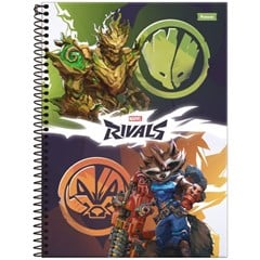 CADERNO CD MARVEL 10X1 160F 6179
