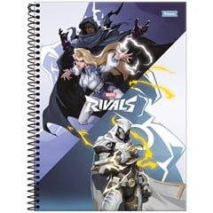 CADERNO CD MARVEL 1X1 80F 6178
