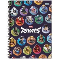 CADERNO CD MARVEL 1X1 80F 6178