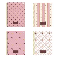 CADERNO CD SWEET CHERRY 1X1 80F 11017