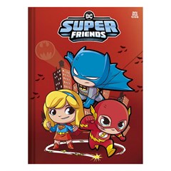 CADERNO BROCH DC FRIENDS 1X1 80F 10432
