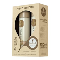 SHAMPOO+COND HASK 300ML MANDIOCA 2238