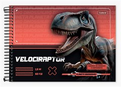 CADERNO DESENHO PLANETA DINO 80F 0331005