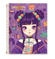 CADERNO CD UNIV PEPPY 15X1 240F 0861003