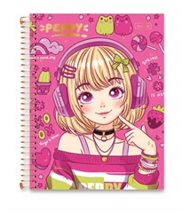 CADERNO CD UNIV PEPPY 10X1 160F 0861002