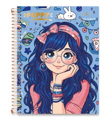 CADERNO CD UNIV PEPPY 10X1 160F 0861002