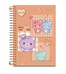 CADERNO 1/4 LOVVY 80F 0851006