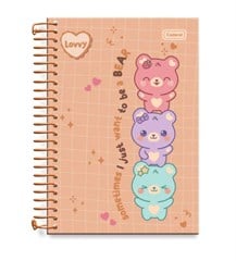 CADERNO 1/4 LOVVY 80F 0851006