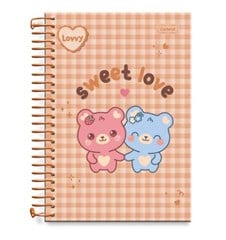 CADERNO 1/4 LOVVY 80F 0851006