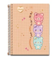 CADERNO CD UNIV LOVVY 20X1 320F 0851005