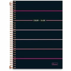 CADERNO CD UNIV 15X1 COL BLACK 240F 0735012