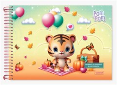 CADERNO DESENHO POM POM 80F 0836011
