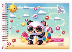 CADERNO DESENHO POM POM 80F 0836011