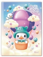 CADERNO 1/4 BROCH POM POM 80F 0836002