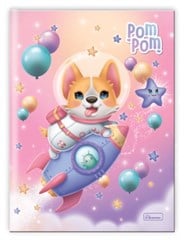 CADERNO 1/4 BROCH POM POM 80F 0836002