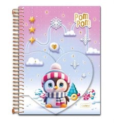 CADERNO CD UNIV MET POM POM 15X1 240F 0836007