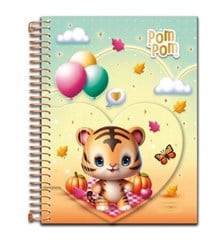 CADERNO CD UNIV MET POM POM 15X1 240F 0836007