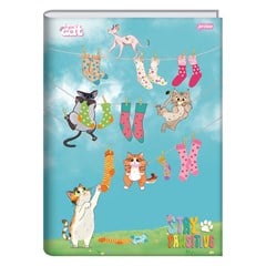CADERNO BROC UNIV CD FUNNY CAT 80F 78384