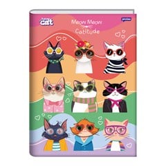 CADERNO BROC UNIV CD FUNNY CAT 80F 78384
