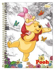 CADERNO CD POOH 1X1 80F 3978140