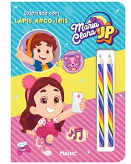 LIVRO COLORIR C/LAPIS ARCO IRIS M CLARA JP 0879