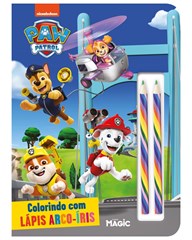 LIVRO COLORIR C/LAPIS ARCO IRIS P CANINA 0824