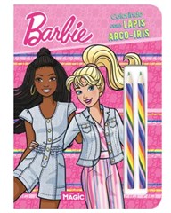 LIVRO COLORIR C/LAPIS ARCO IRIS BARBIE 0909