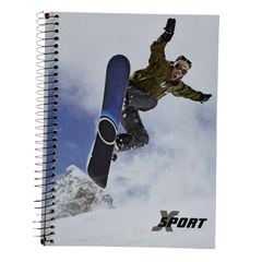 CADERNO CD X-SPORTS 10X1 140F 23