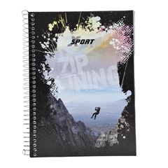 CADERNO CD X-SPORTS 10X1 140F 23