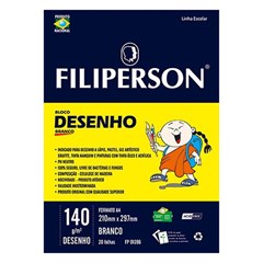 BLOCO PP DES A4 BCO 20F 140G 1396