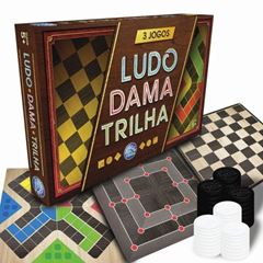 Jogo Ludo Dama & Trilha