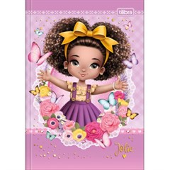 CADERNO 1/4 BROCH JOLIE 48F 129674