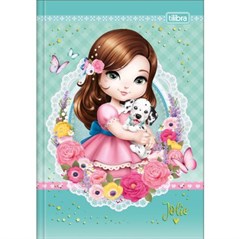 CADERNO 1/4 BROCH JOLIE 48F 129674