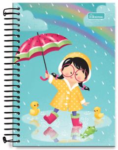 CADERNO 1/4 ESP INF 90F 0204001