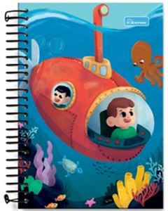 CADERNO 1/4 ESP INF 90F 0204001