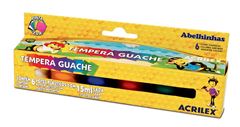 Tempera Guache Acrilex 15ml 6 Peças