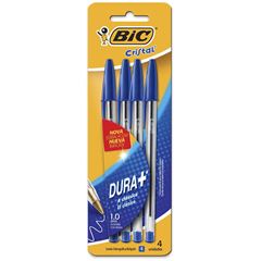 Caneta Bic Crist 4p Sort 3 878711