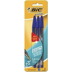 CANETA BIC CRIST BOLD 3P AZ 884632