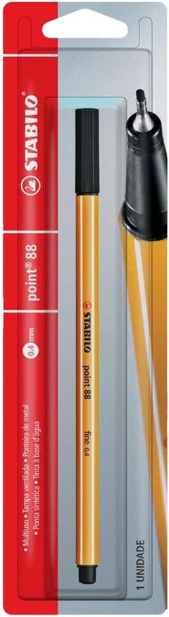 CANETA STABILO POINT 88/1 EXT FINA 5801 (12)